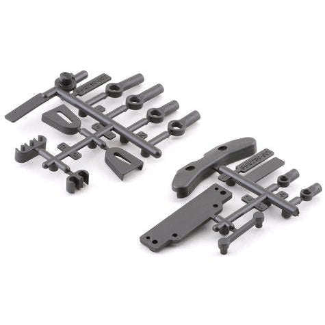 Team Associated RC10B6.3 Tower Covers, Wire Clips & Rod Ends