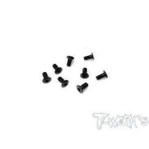 Tworks Black Alum Socket Head Low Profile Half Thread Screws