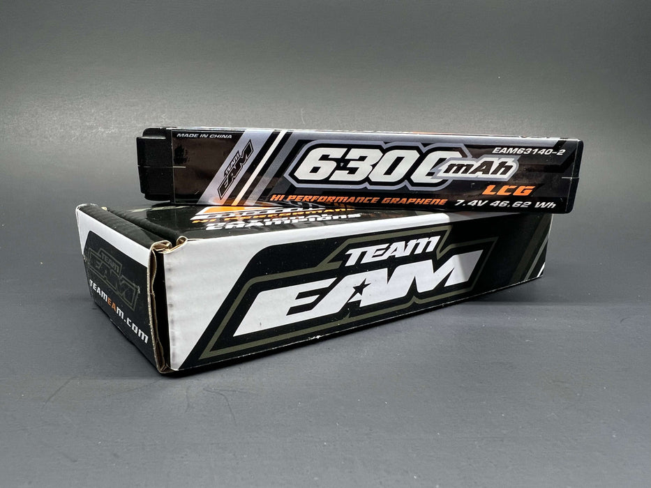 Team EAM 6300mah 140C 2S LCG Pack **New Updated version for 2022**