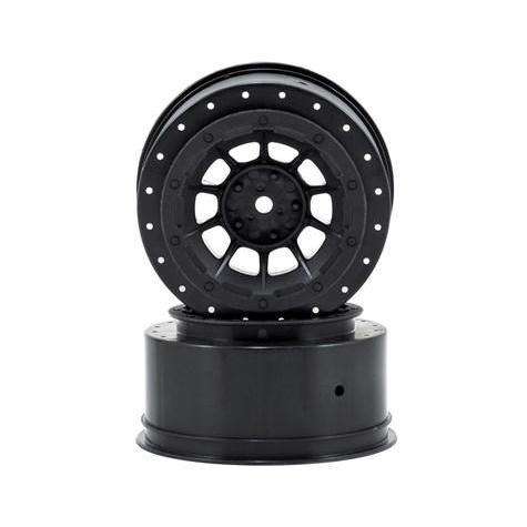JConcepts Hazard Slash Rear and 4x4 Front Wheel.