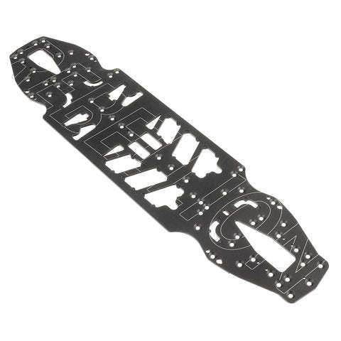 RC Rebellion  Alumn chassis with brass weights (Version 1)