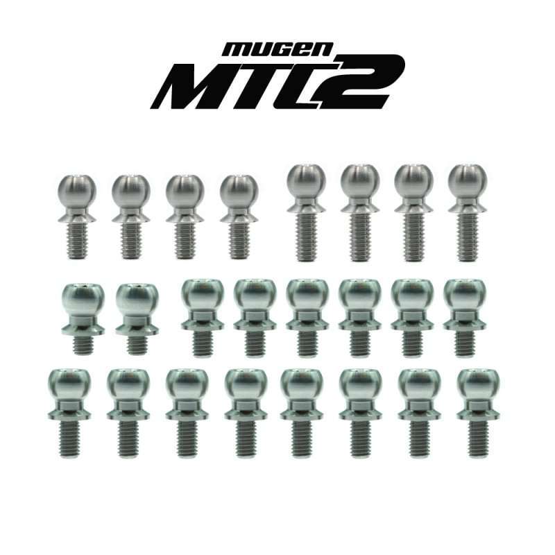 Officina RC Mugen Bella Vita Titanium Ball Stud Kit.