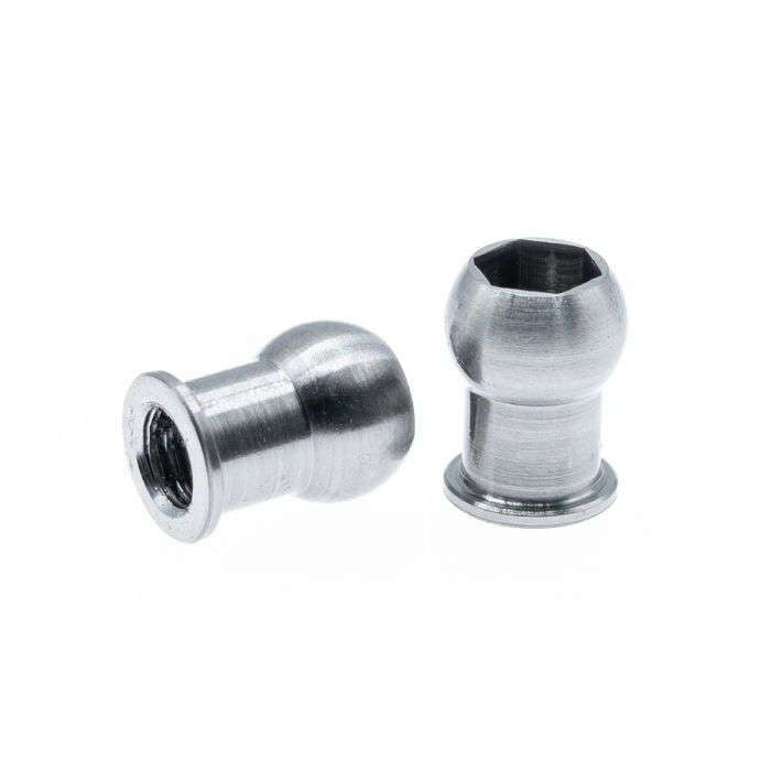 OfficinaRC Upper Arm Ball 4.9mm Titanium Grade 5 for Xray X4 (2)