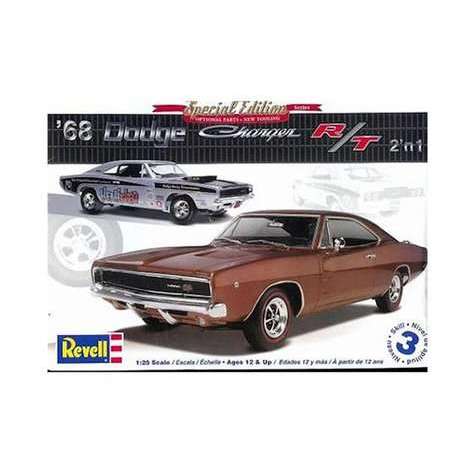 Revell 1/25th scale 68 Dodge Charger Model