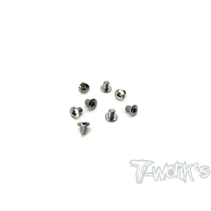 Tworks Titanium Socket Head Low Profile Half Thread Screws