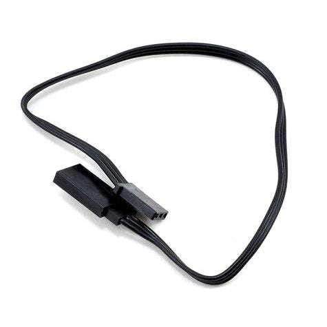 TQ Wire Tripple Black JR/Futaba Servo Extension
